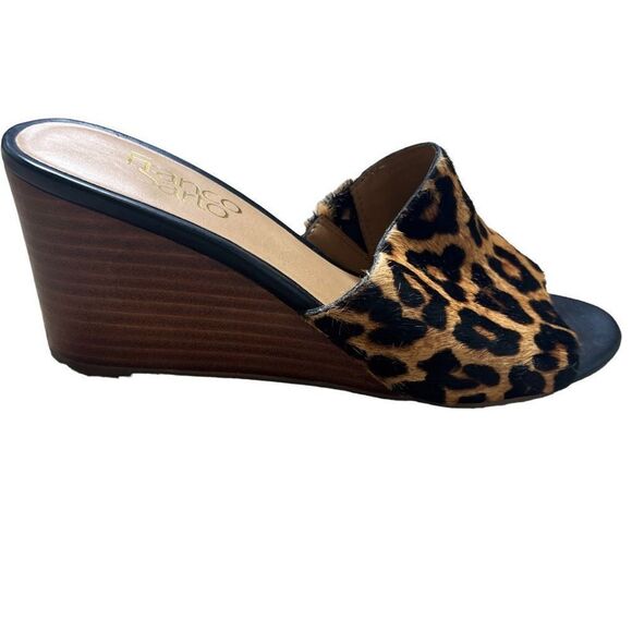 Franco Sarto Leopard Print Dyed Calf Fur
Wedge - 7.5 - Picture 9 of 15